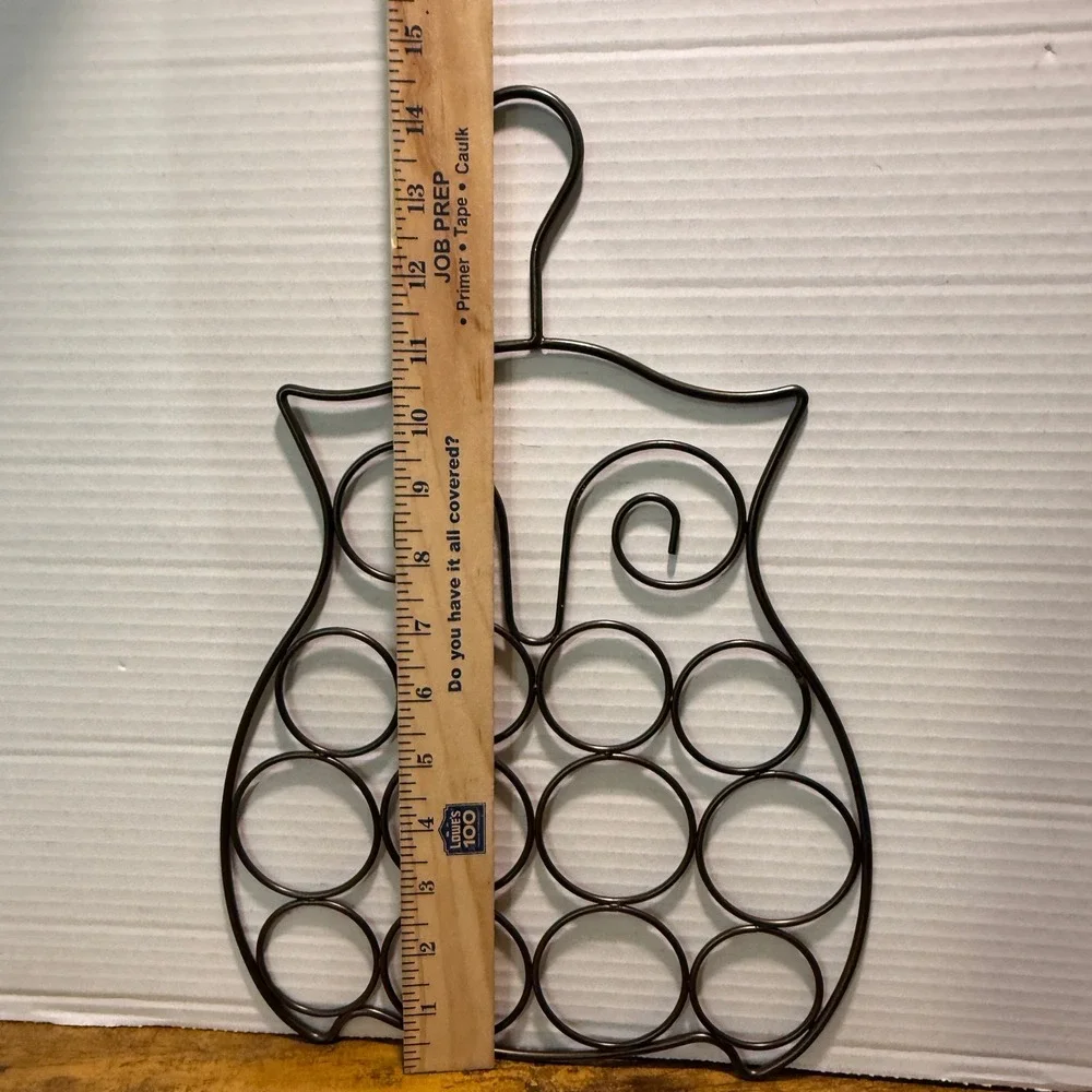 Bronze Owl Metal‎ Scarf Hanger Belt Tie Accessory Organizer Closet Storage Retro